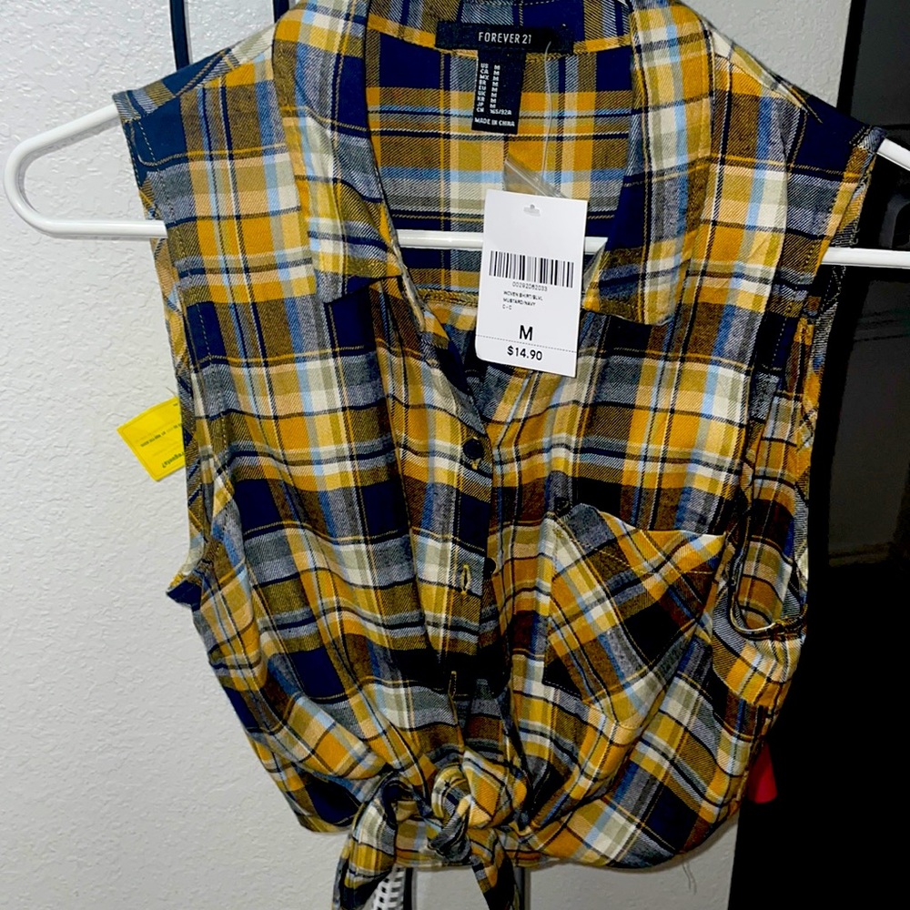 NWT Forever 21 M Flannel